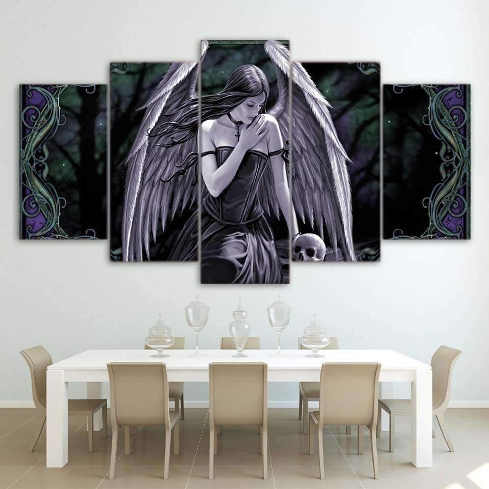 Tableau Ange gothique | Décoration murale imprimée sur toile. - Art-Cadre.fr