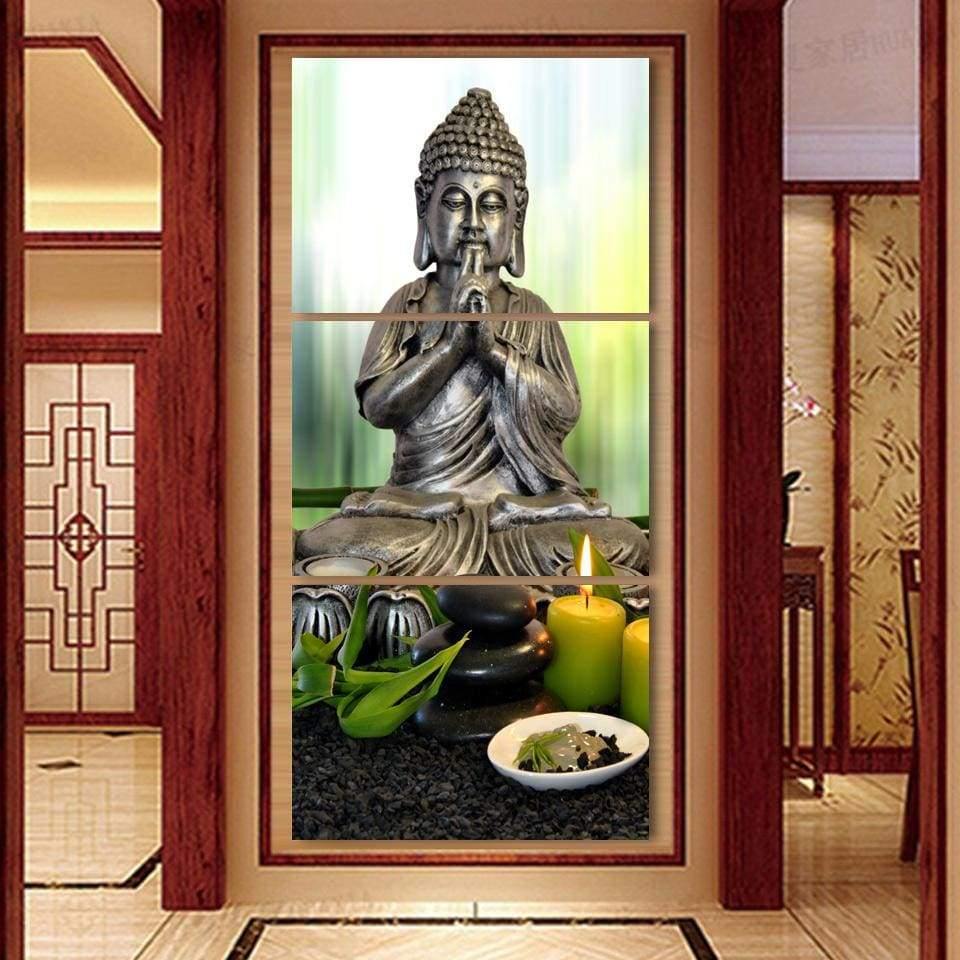 Tableau Anjali, l'adoration | Décoration murale imprimée sur toile. - Art-Cadre.fr