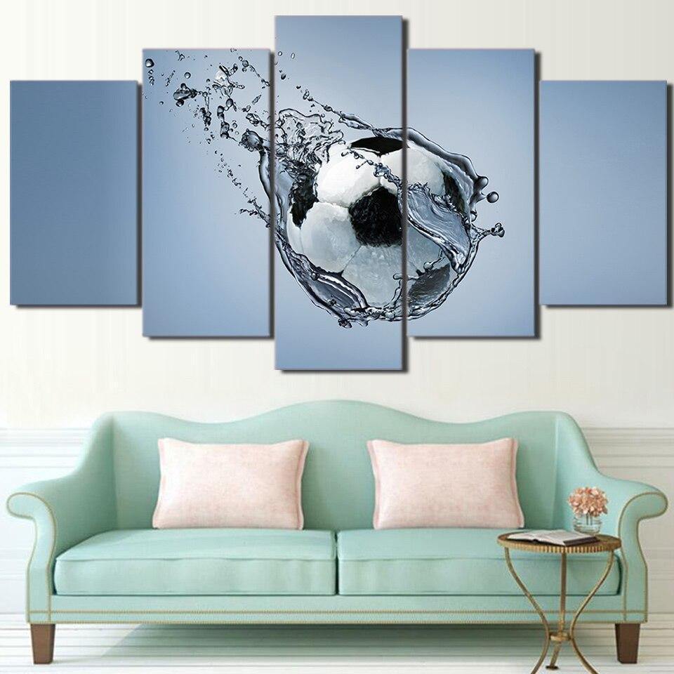 Tableau Aqua foot | Décoration murale imprimée sur toile. - Art-Cadre.fr