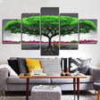 Tableau Arbre vert | Décoration murale imprimée sur toile. - Art-Cadre.fr