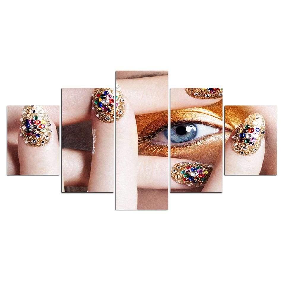 Tableau Au doigt et à l'œil | Décoration murale imprimée sur toile. - Art-Cadre.fr