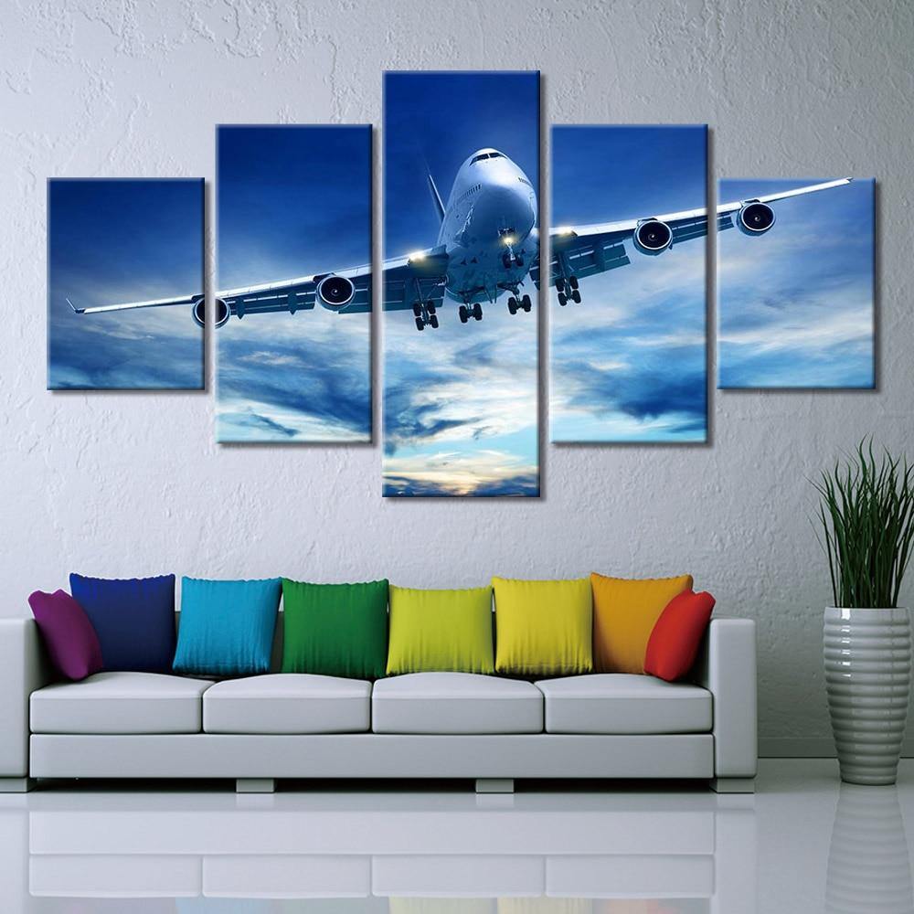 BASSE ALTITUDE - Tableau mural sur toile imprimée - Art-Cadre.fr