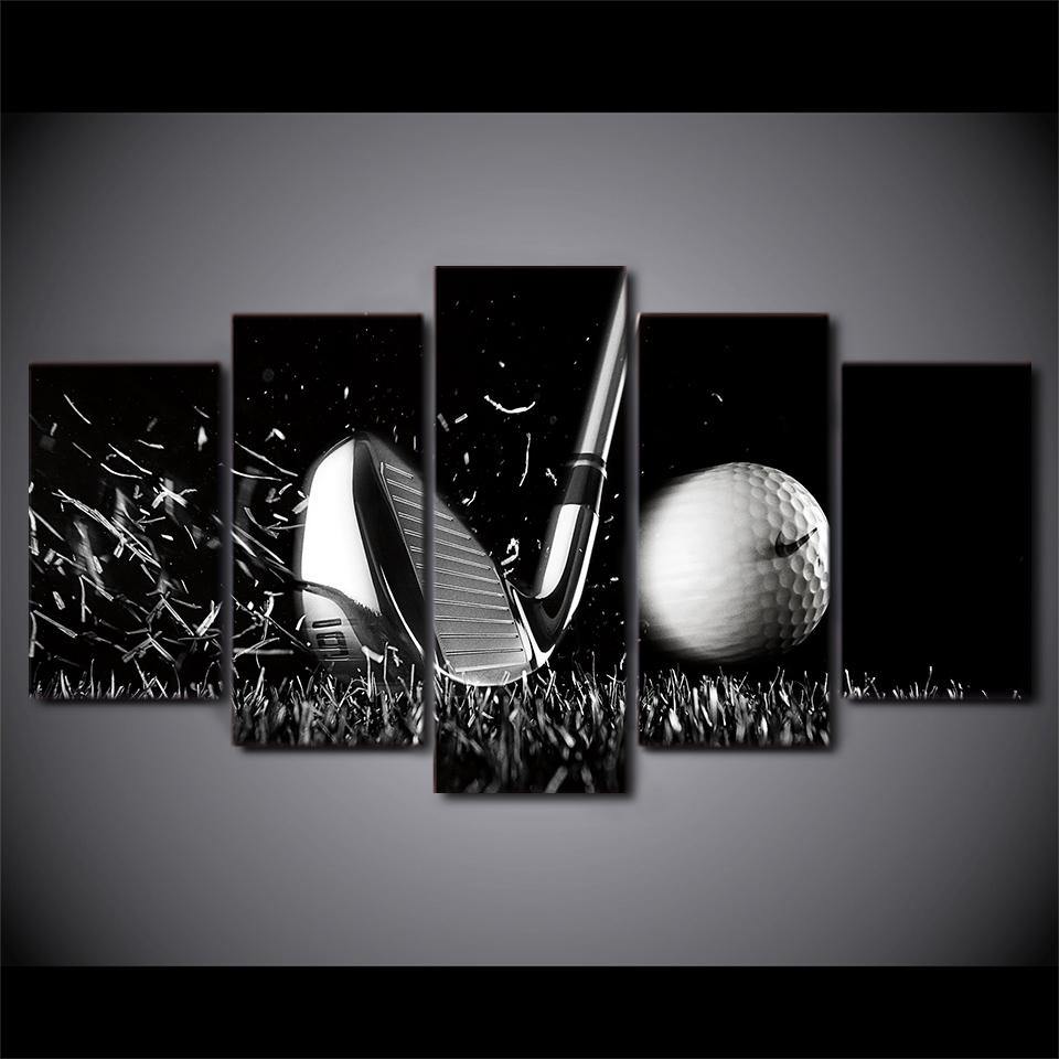BALLE DE GOLF - Tableau mural sur toile imprimée - Art-Cadre.fr