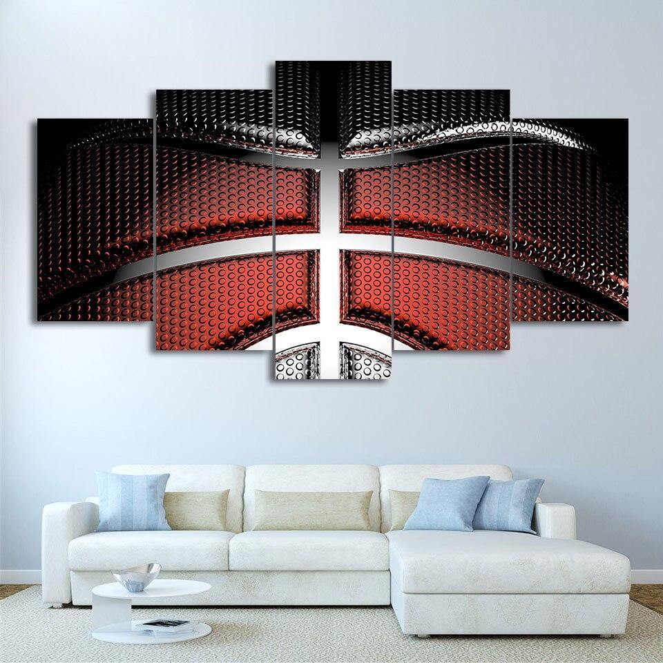 BALLON DE BASKET - Tableau mural sur toile imprimée - Art-Cadre.fr