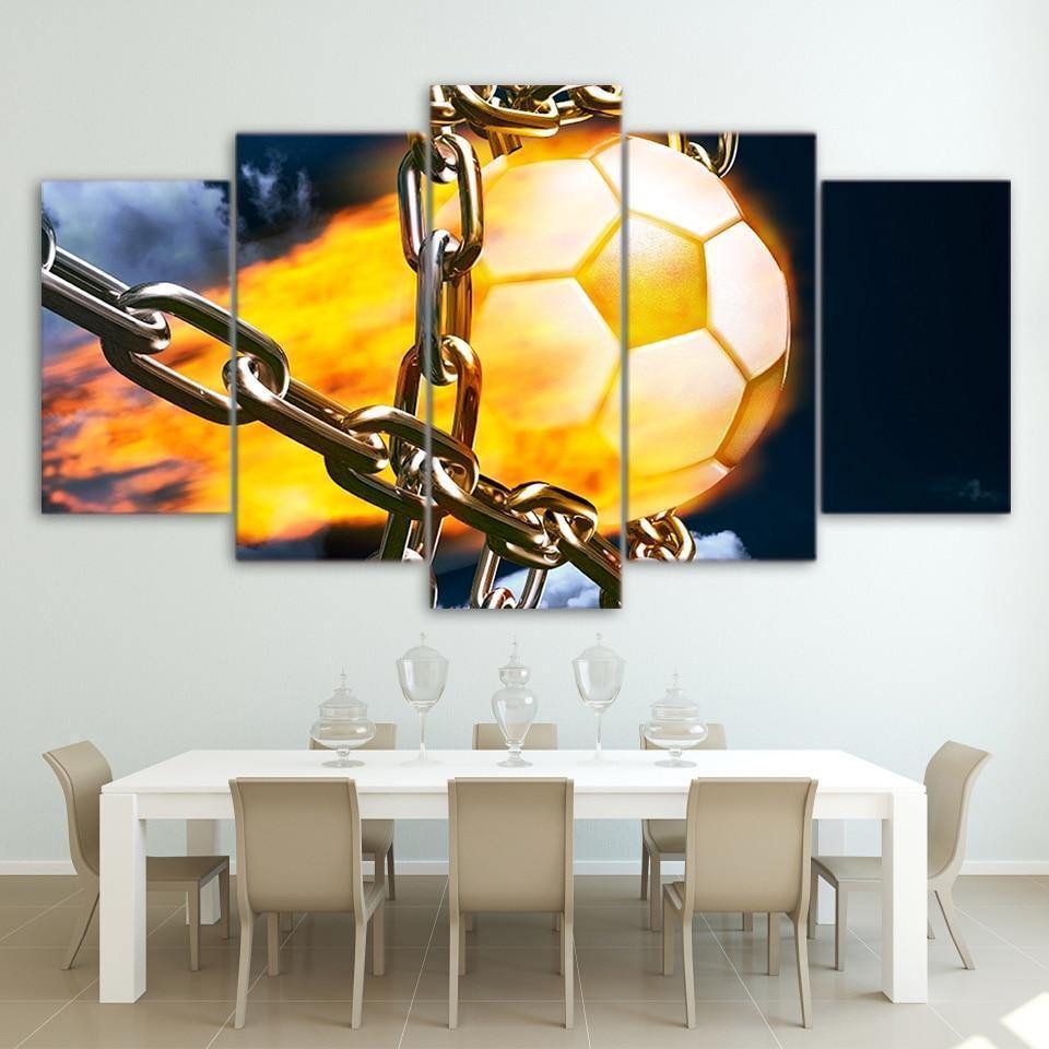 BALLON ENCHAÎNÉ - Tableau mural sur toile imprimée - Art-Cadre.fr