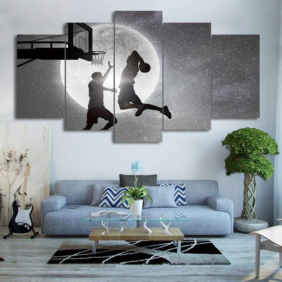 BASKET DE NUIT - Tableau mural sur toile imprimée - Art-Cadre.fr