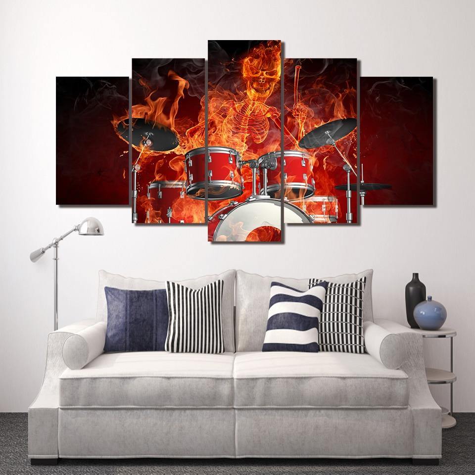 BATTEUR EN FUSION - Tableau mural sur toile imprimée - Art-Cadre.fr