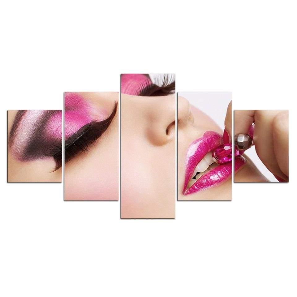 BEAUTÉ ROSE - Tableau mural sur toile imprimée - Art-Cadre.fr