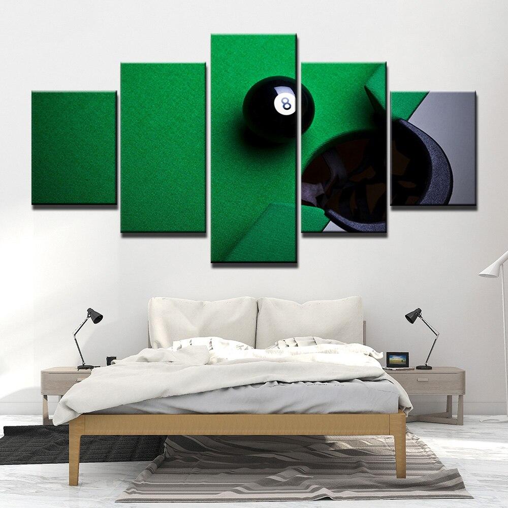Tableau Billard | Déco murale imprimée sur toile, pour la chambre à coucher. - Art-Cadre.fr
