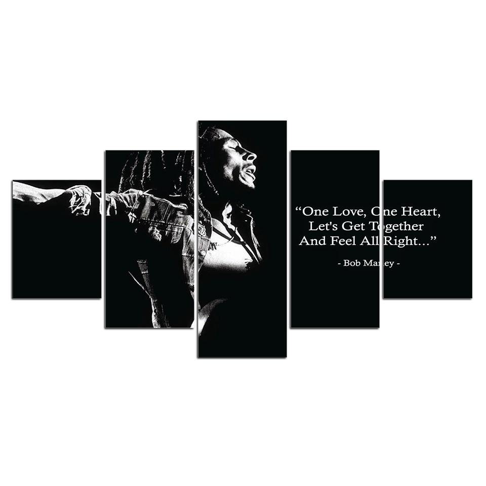 BOB MARLEY, ONE LOVE - Tableau mural sur toile imprimée - Art-Cadre.fr