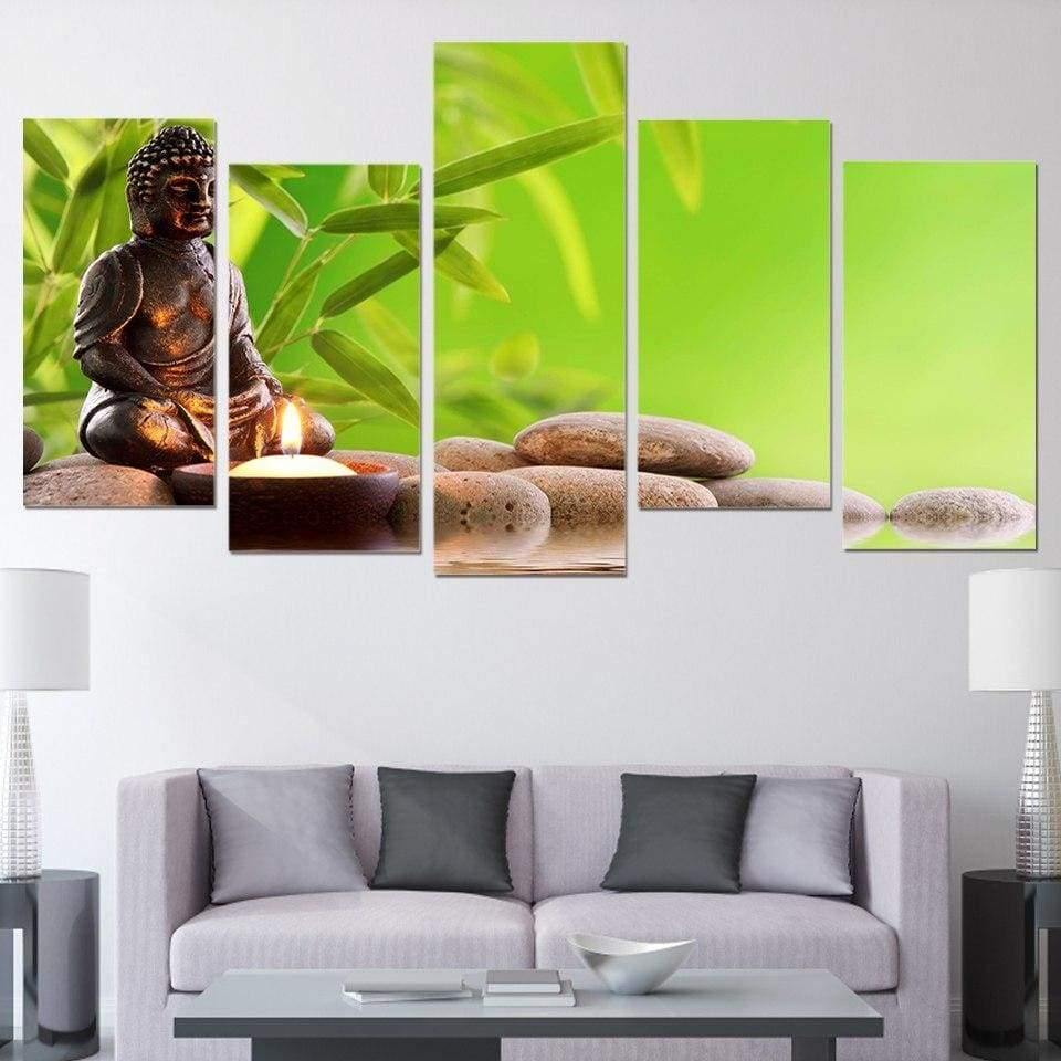 BOUDDHA 5 - Tableau mural sur toile imprimée - Art-Cadre.fr