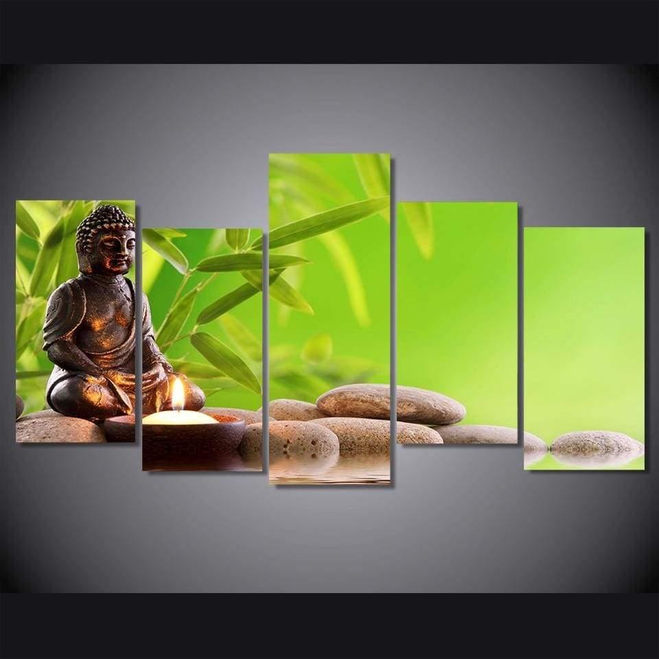 BOUDDHA 5 - Tableau mural sur toile imprimée - Art-Cadre.fr