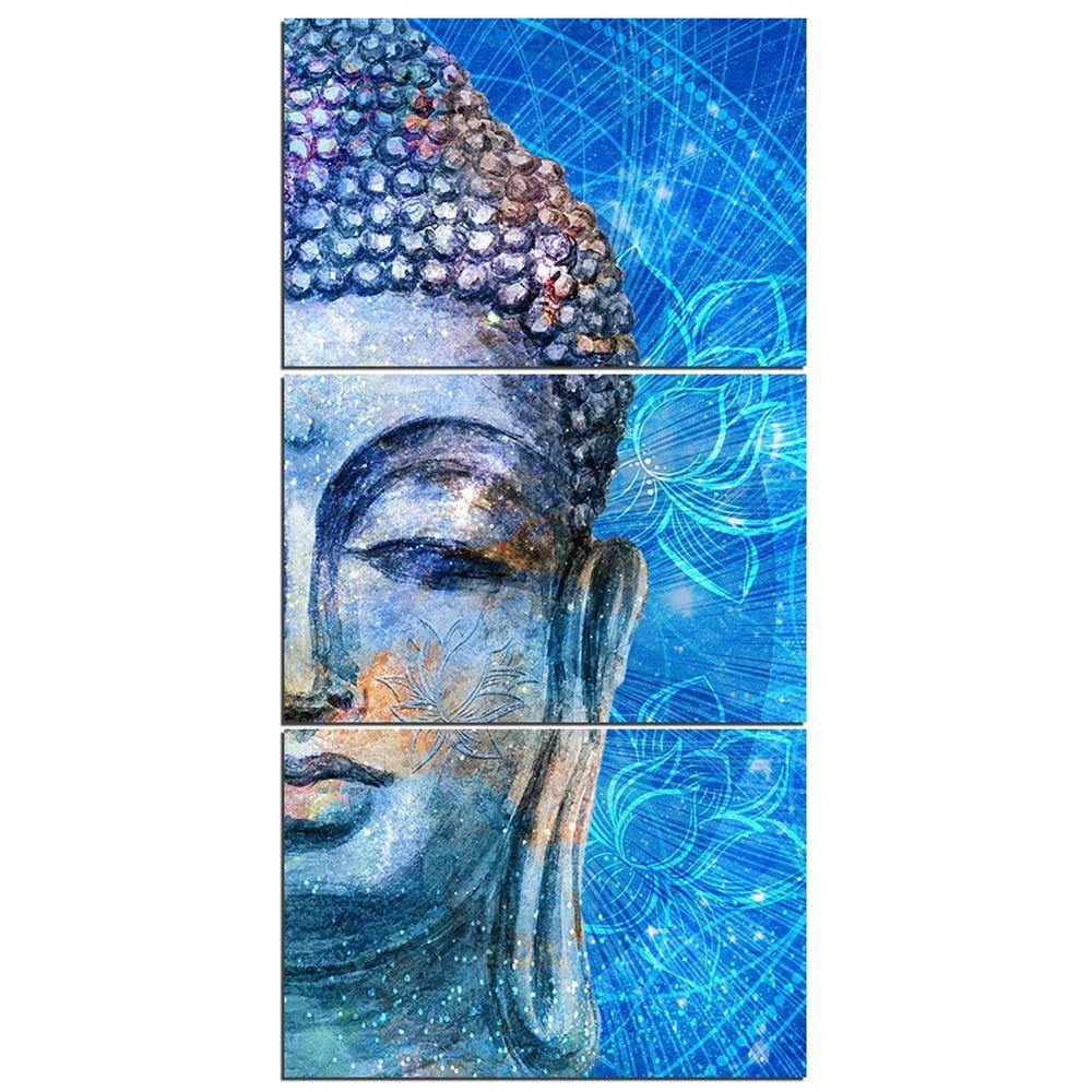 BOUDDHA AZURÉEN - Tableau mural sur toile imprimée - Art-Cadre.fr