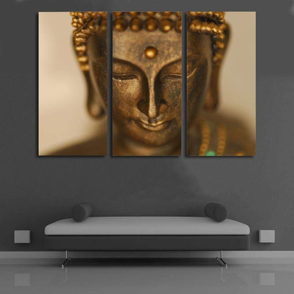 BOUDDHA VEILLE 3 - Tableau mural sur toile imprimée - Art-Cadre.fr
