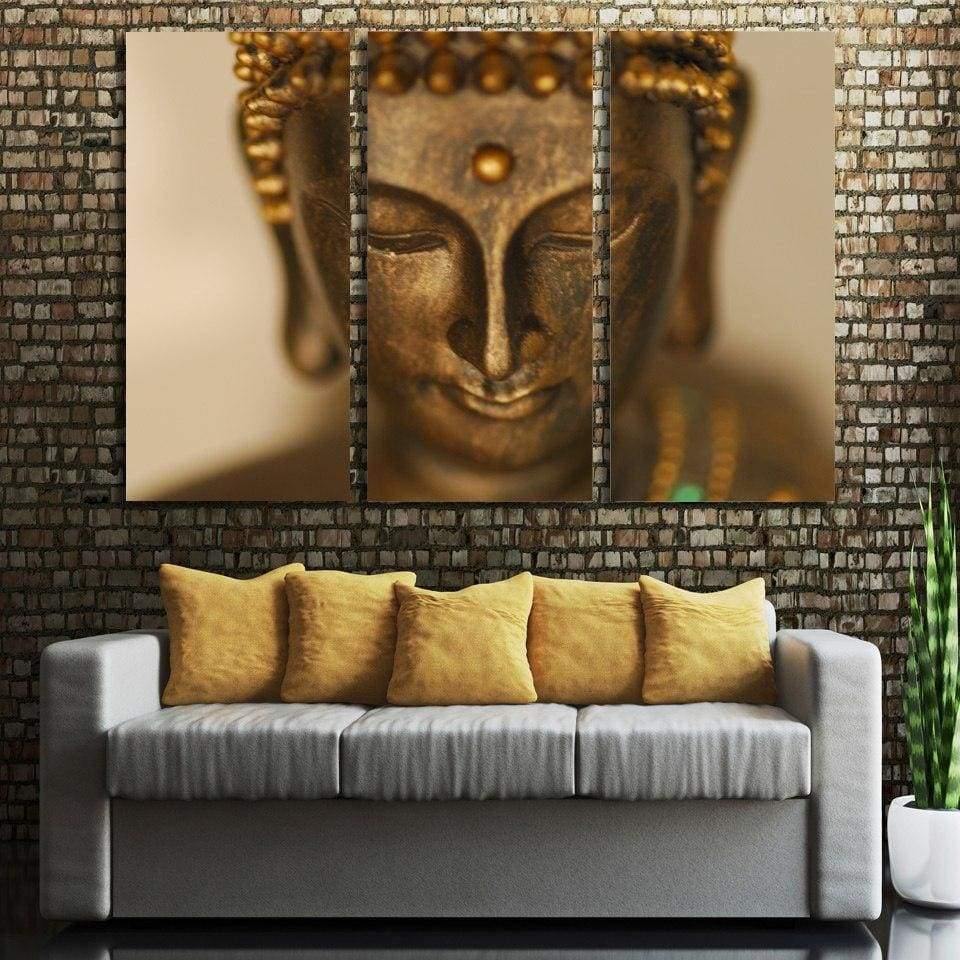 BOUDDHA VEILLE 3 - Tableau mural sur toile imprimée - Art-Cadre.fr