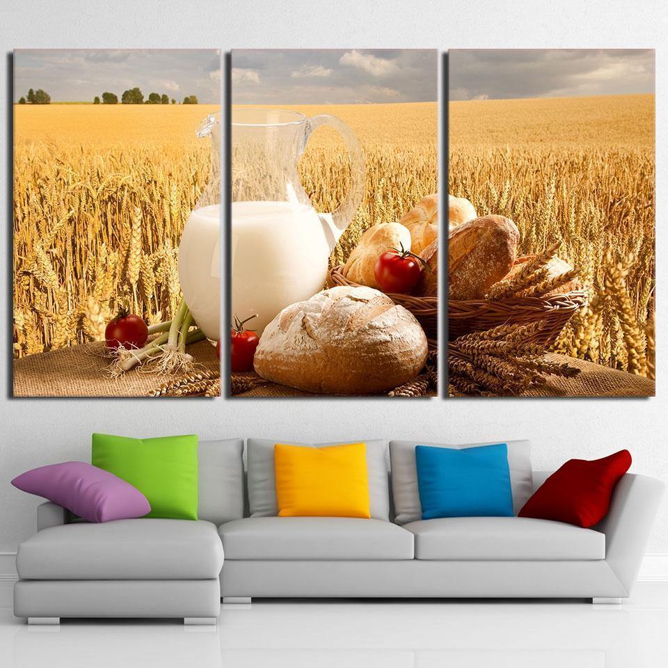 BOULANGE - Toile imprimée sur châssis - Art-Cadre.fr