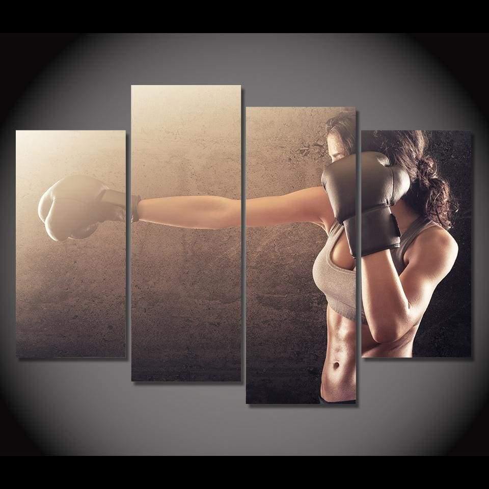 BOXEUSE - Tableau mural sur toile imprimée - Art-Cadre.fr