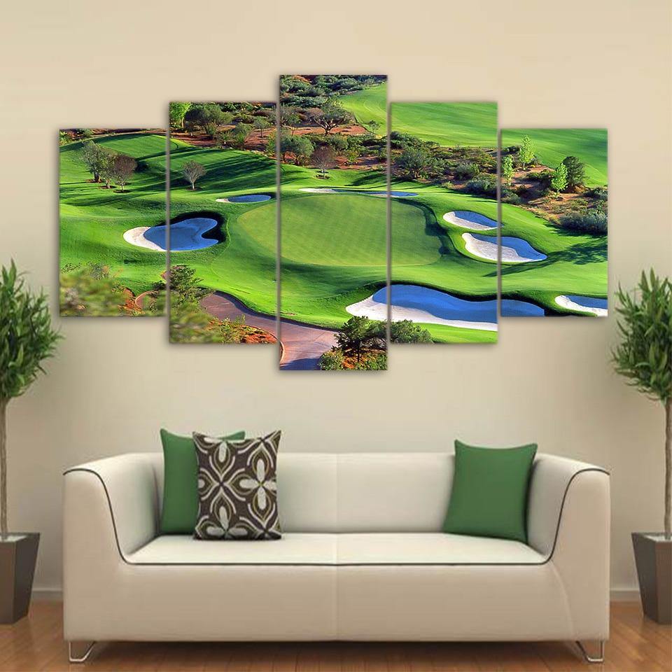 BUNKERS BLEUS - Tableau mural sur toile imprimée - Art-Cadre.fr