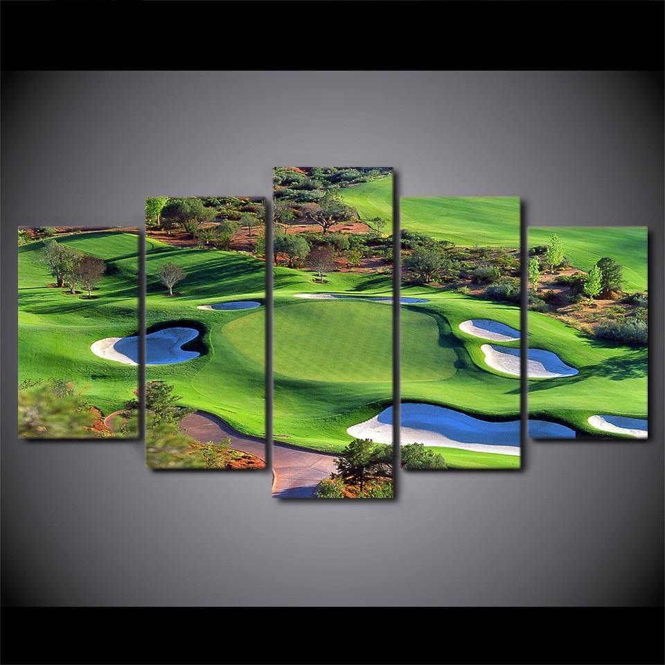 BUNKERS BLEUS - Tableau mural sur toile imprimée - Art-Cadre.fr