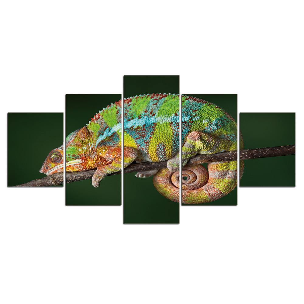 CAMÉLÉON - Tableau mural sur toile imprimée - Art-Cadre.fr