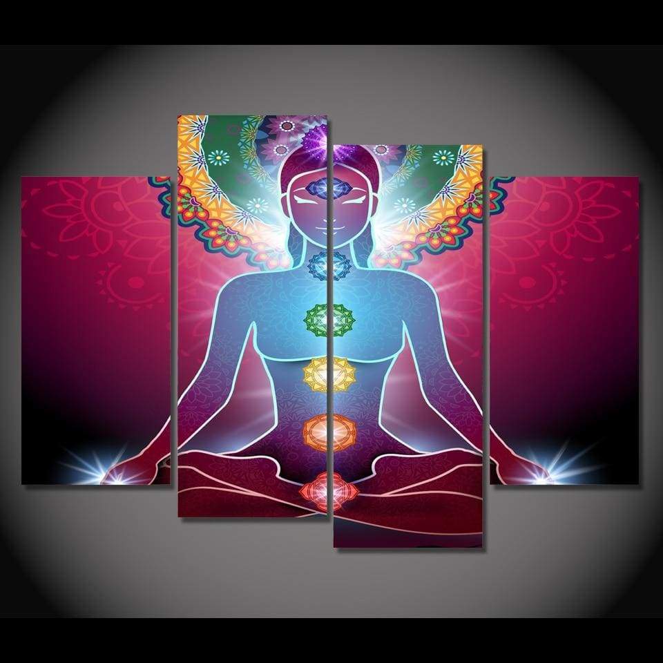 CHAKRAS - Tableau mural sur toile imprimée - Art-Cadre.fr