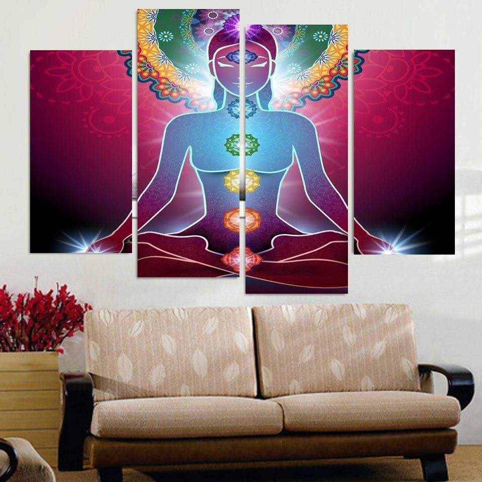 CHAKRAS - Tableau mural sur toile imprimée - Art-Cadre.fr