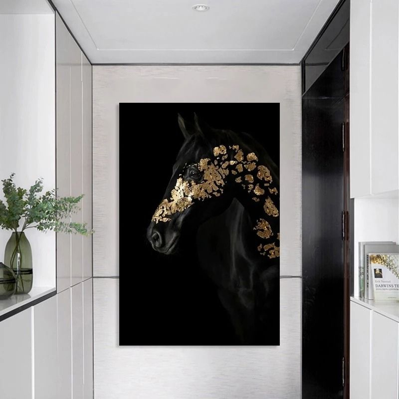 tableau cheval moderne