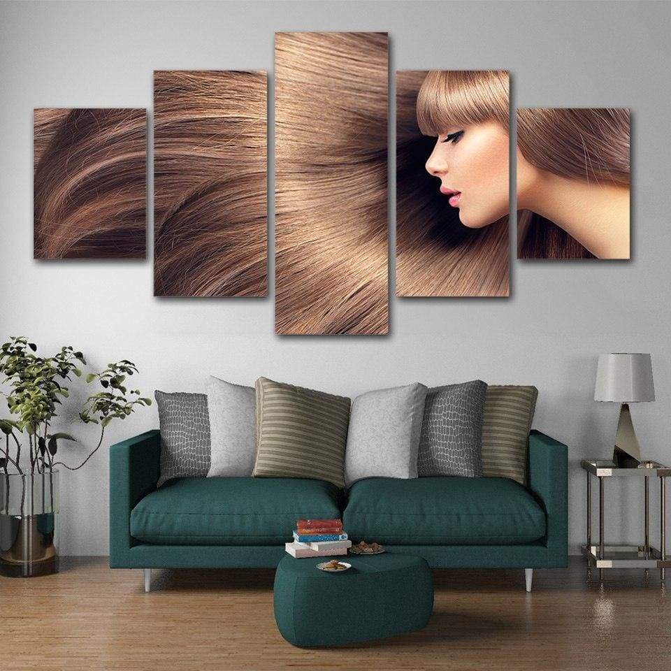 CHEVEUX LONGS - Tableau mural sur toile imprimée - Art-Cadre.fr