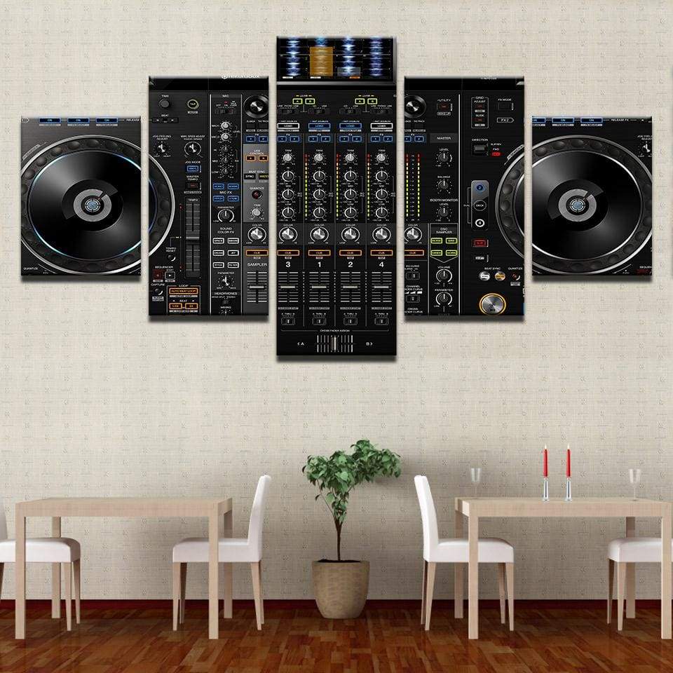 CONSOLE MIX - Tableau mural sur toile imprimée - Art-Cadre.fr