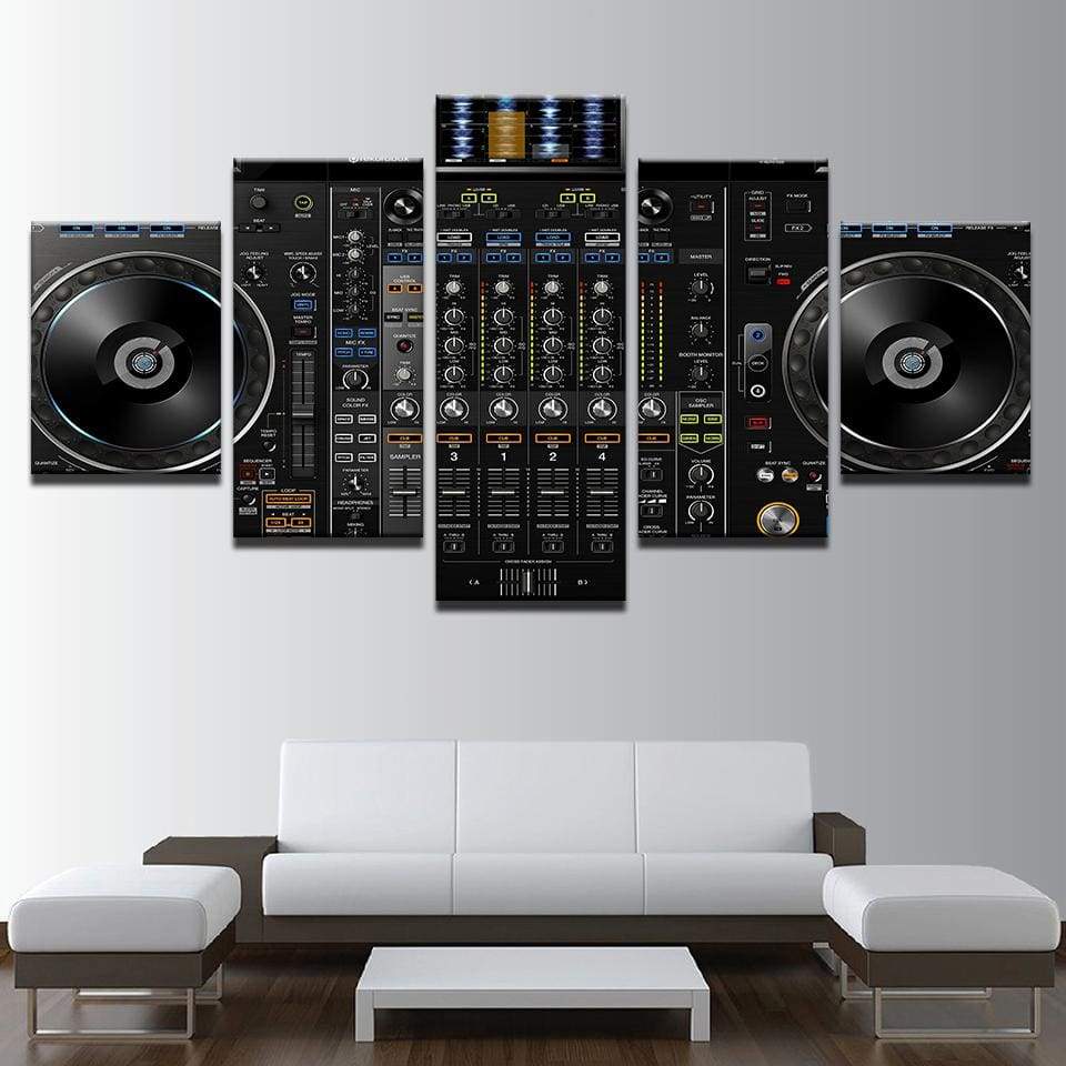 CONSOLE MIX - Tableau mural sur toile imprimée - Art-Cadre.fr