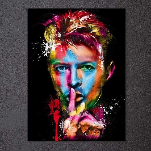 DAVID BOWIE - Tableau mural sur toile imprimée - Art-Cadre.fr