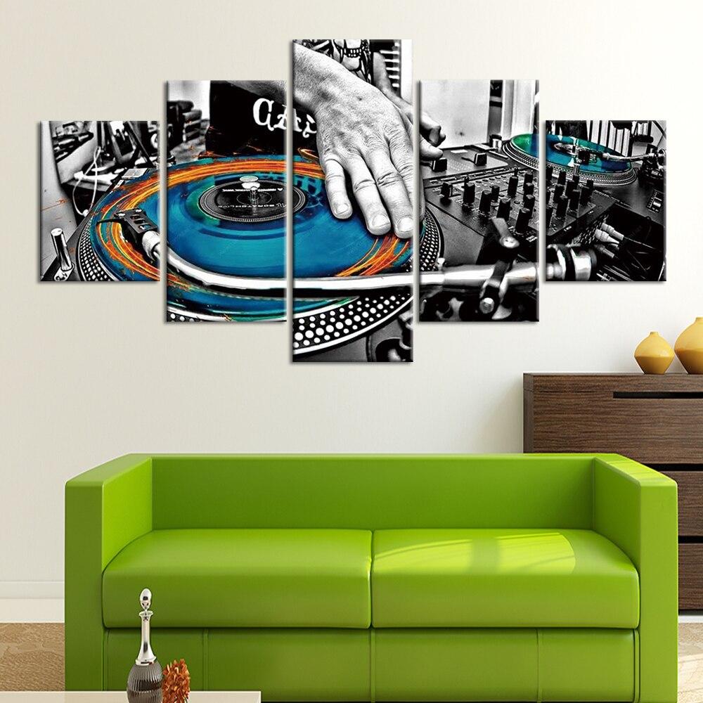 DJ @ WORK - Tableau mural sur toile imprimée - Art-Cadre.fr