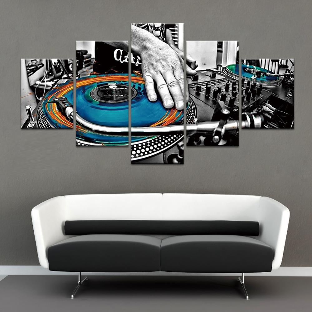 DJ @ WORK - Tableau mural sur toile imprimée - Art-Cadre.fr