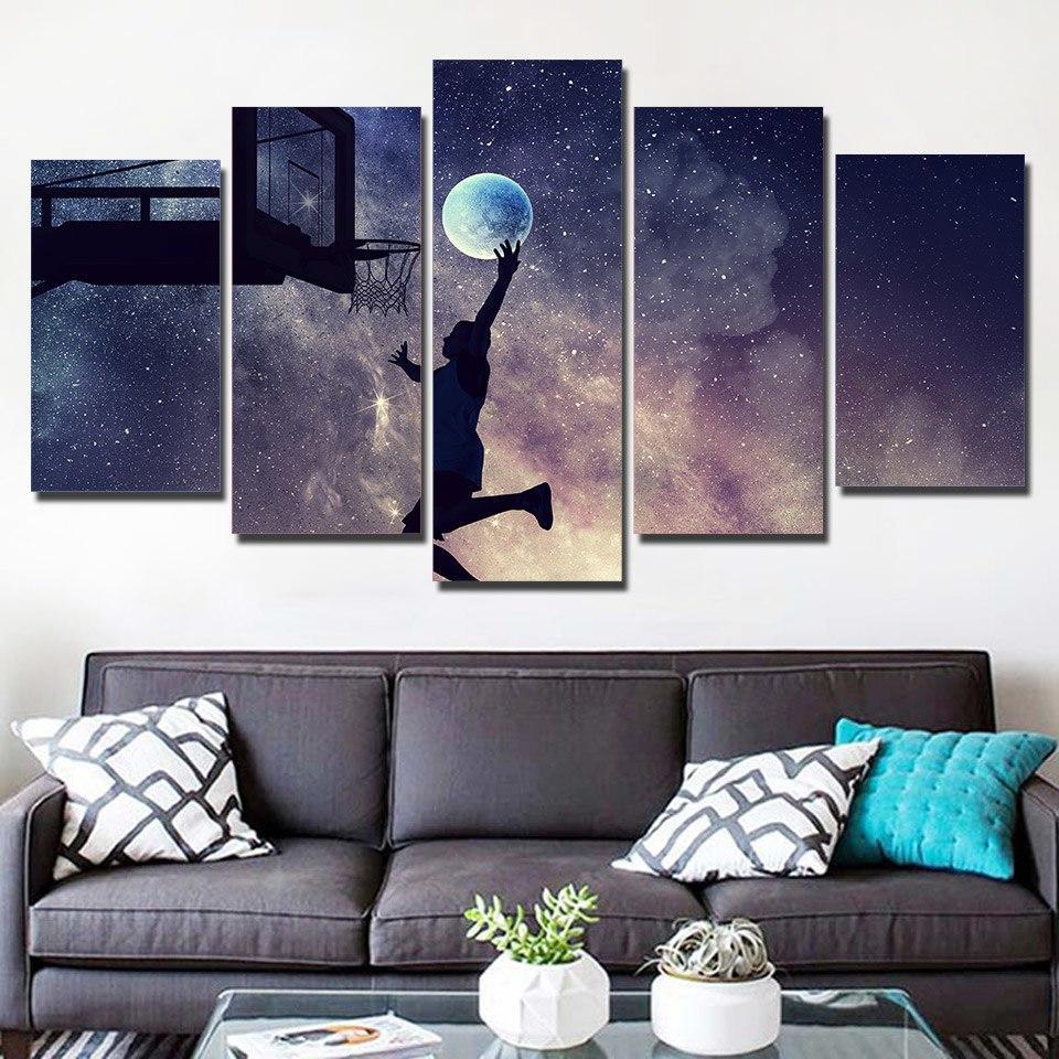 DUNK NOCTURNE - Tableau mural sur toile imprimée - Art-Cadre.fr