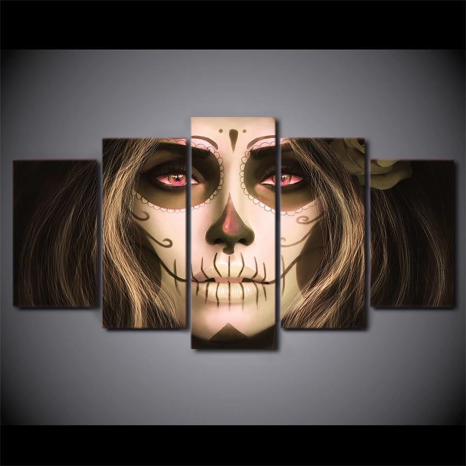 FACE DE LA MORT - Tableau mural sur toile imprimée - Art-Cadre.fr