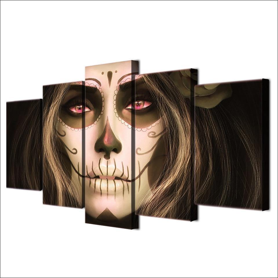 FACE DE LA MORT - Tableau mural sur toile imprimée - Art-Cadre.fr