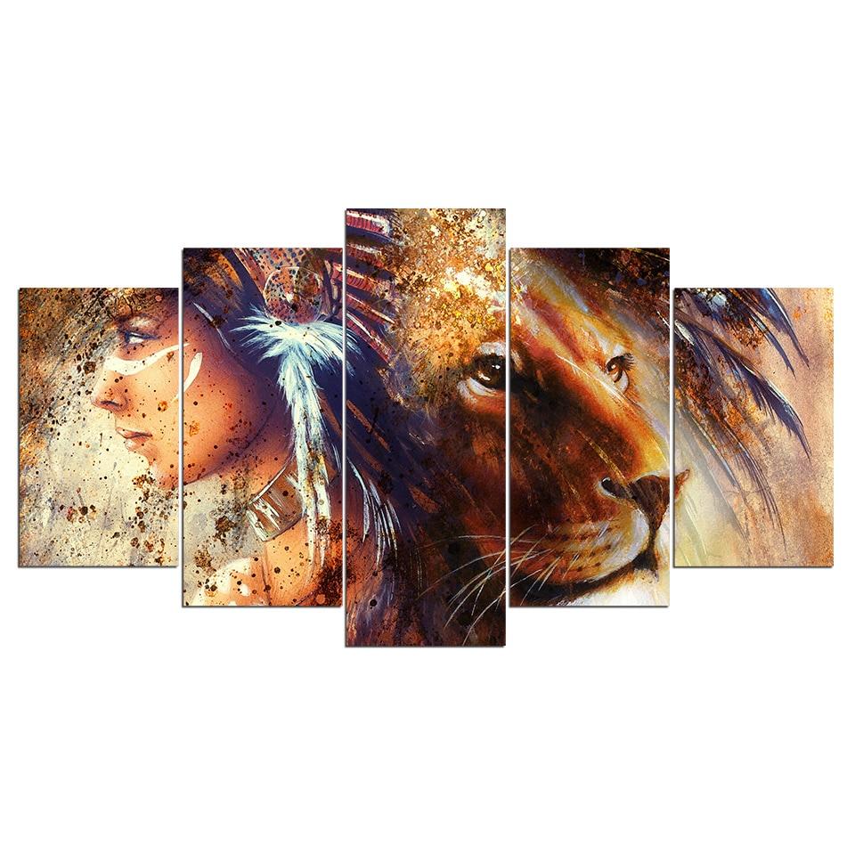 FÉLINES - Tableau mural sur toile imprimée - Art-Cadre.fr