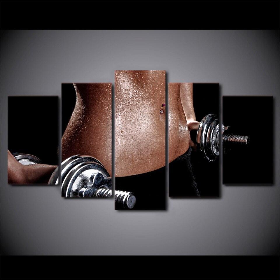 FITNESS - Tableau mural sur toile imprimée - Art-Cadre.fr