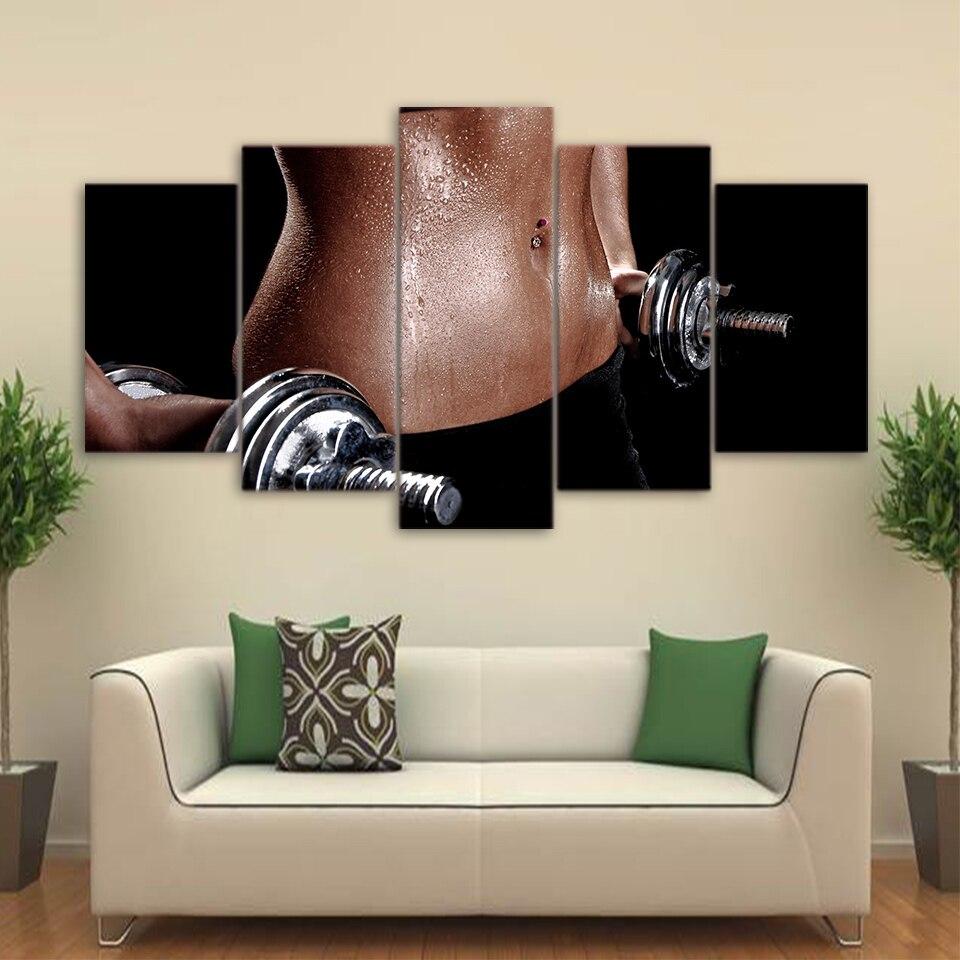 FITNESS - Tableau mural sur toile imprimée - Art-Cadre.fr