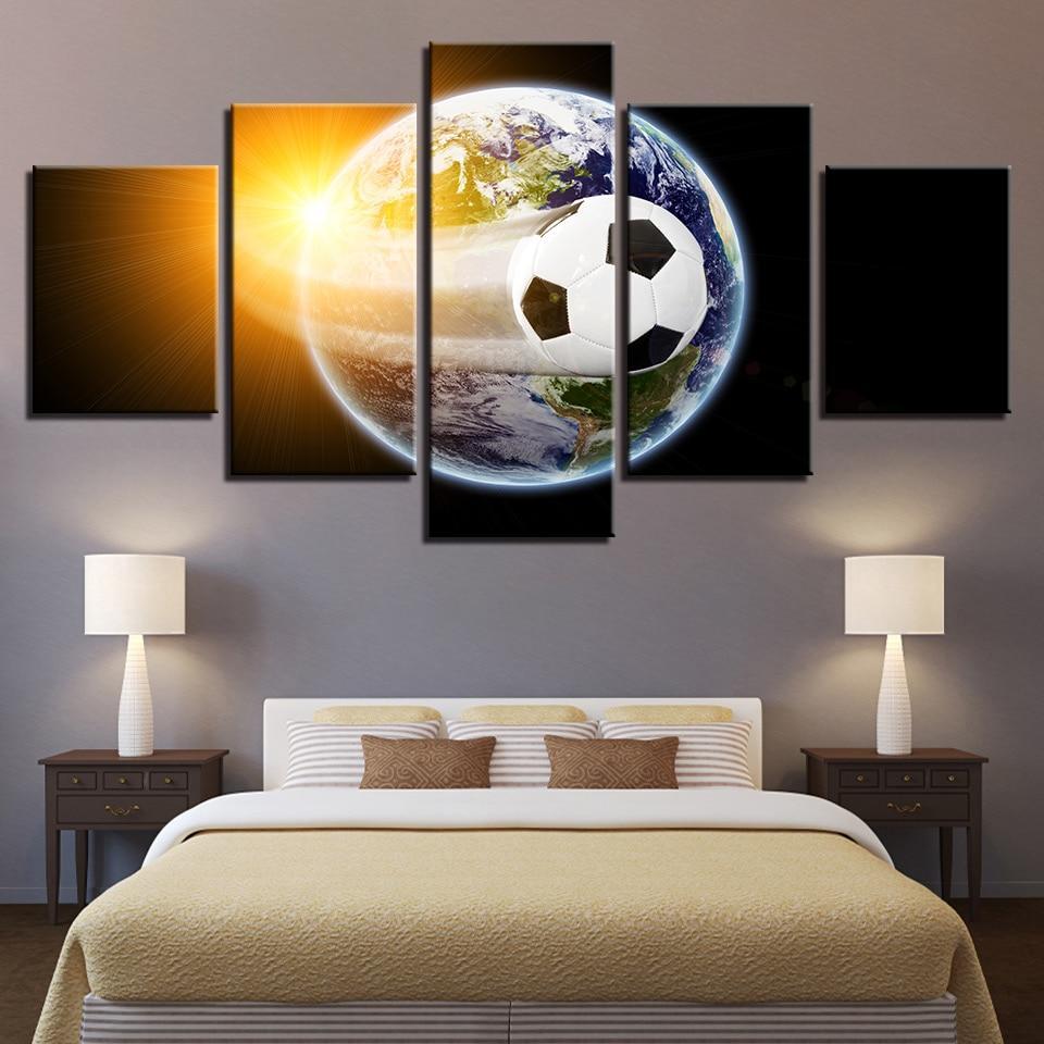 FOOTBALL MONDIAL - Tableau mural sur toile imprimée - Art-Cadre.fr