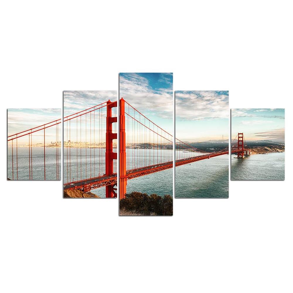 GOLDEN GATE, CALIFORNIE - Tableau mural sur toile imprimée - Art-Cadre.fr
