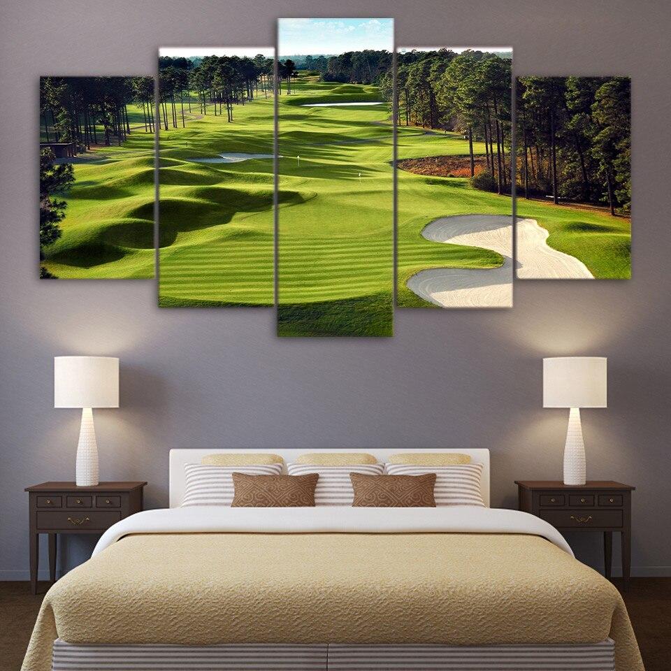 GOLF DANS LA FORÊT - Tableau mural sur toile imprimée - Art-Cadre.fr