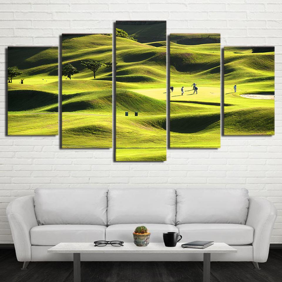 GOLFEURS - Tableau mural sur toile imprimée - Art-Cadre.fr