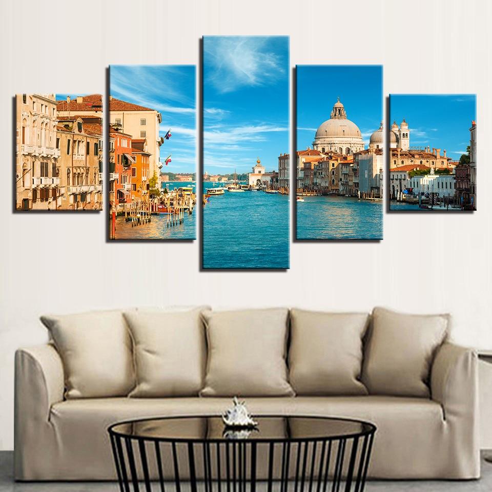 GRAND CANAL, VENISE - Tableau mural sur toile imprimée - Art-Cadre.fr