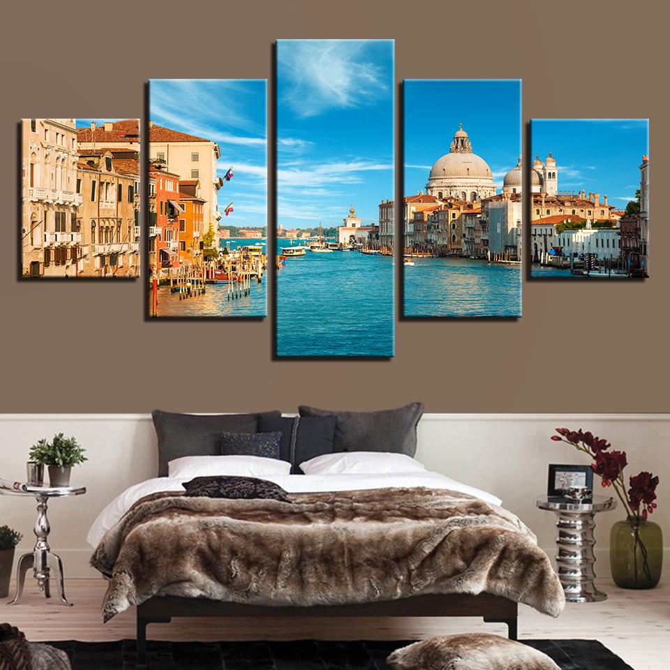 GRAND CANAL, VENISE - Tableau mural sur toile imprimée - Art-Cadre.fr