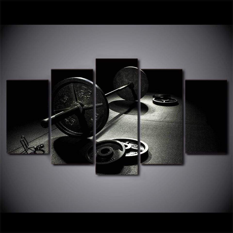 HALTÈRE 2 - Toile imprimée sur châssis - Art-Cadre.fr