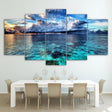 HORIZON BLEU - Tableau mural sur toile imprimée - Art-Cadre.fr