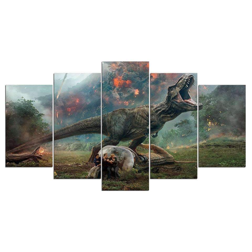 JURASSIQUE - Tableau mural sur toile imprimée - Art-Cadre.fr