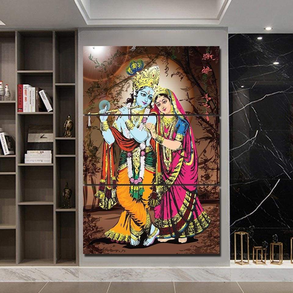KRISHNA - Tableau mural sur toile imprimée - Art-Cadre.fr