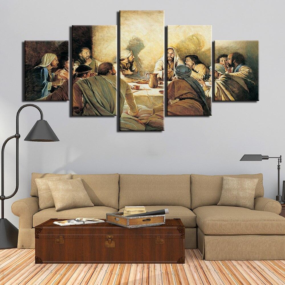 LE DERNIER SOUPER - Tableau mural sur toile imprimée - Art-Cadre.fr